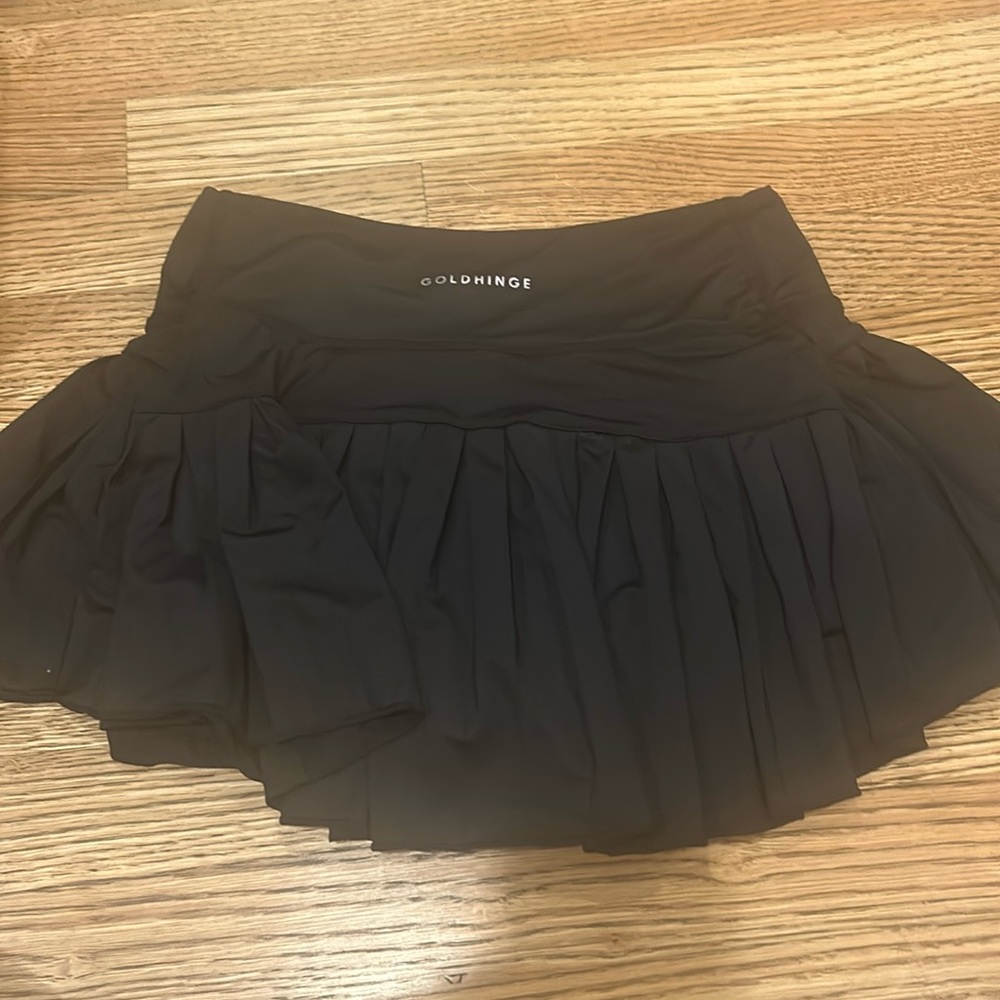 gold hinge skirt